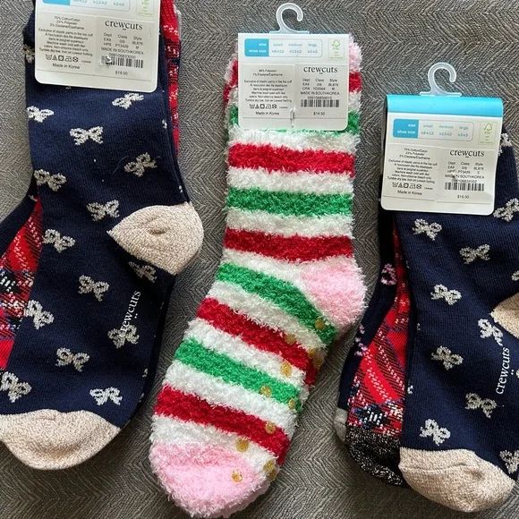 Brand New HolidayGirls Crewcut Socks! - Picture 2 of 7
